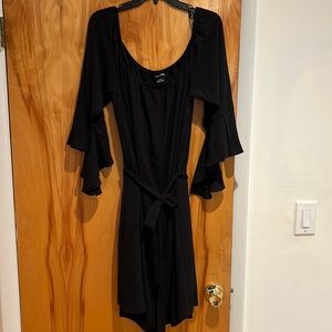 City Chic Black Off the Shoulder Dress